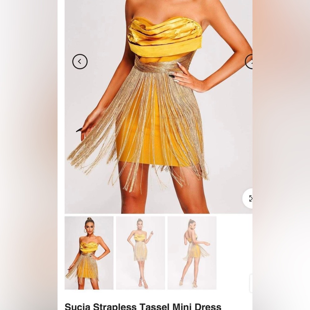 Sexy strapless mini dress. Size M.
